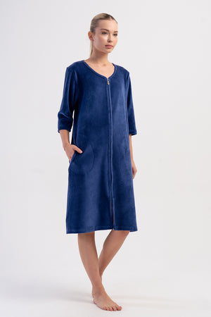 KADIN EV ELBISESI KADIFE 507017 - Vienetta1.GrupLACIVERT