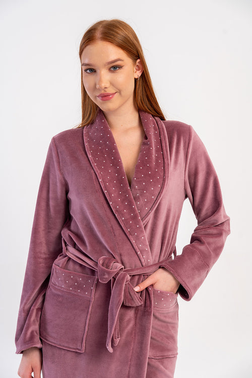 KADIN SABAHLIK KADIFE 507020 - Vienetta1.GrupMOR