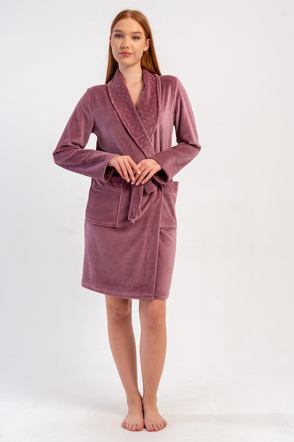 KADIN SABAHLIK KADIFE 507020 - Vienetta1.GrupMOR