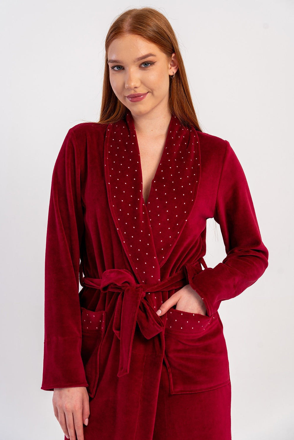 KADIN SABAHLIK KADIFE 507021 - Vienetta1.GrupBORDO