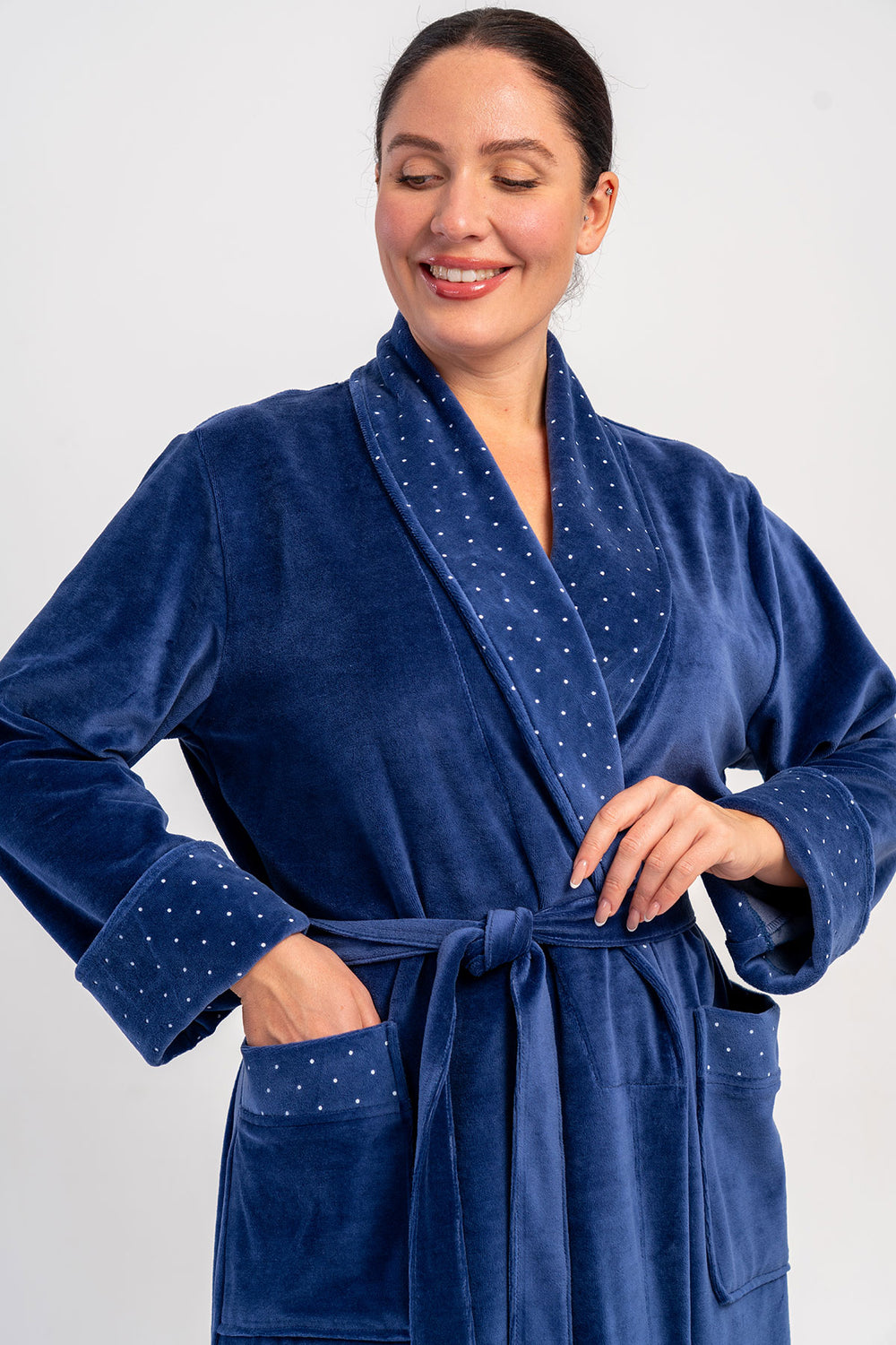 KADIN SABAHLIK KADIFE 507025 - Vienetta1.GrupLACIVERT