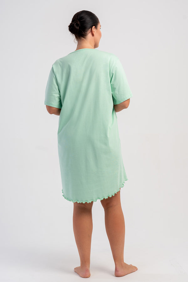 KADIN XXL BIBILALI TUNIK PENYE 507203 - Vienetta1.GrupYESIL