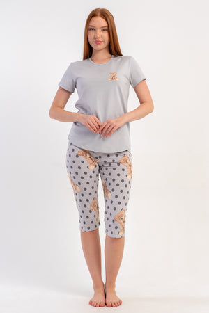 KADIN P.SUPREM O YAKA KISA KOL KAPRI TAKIM