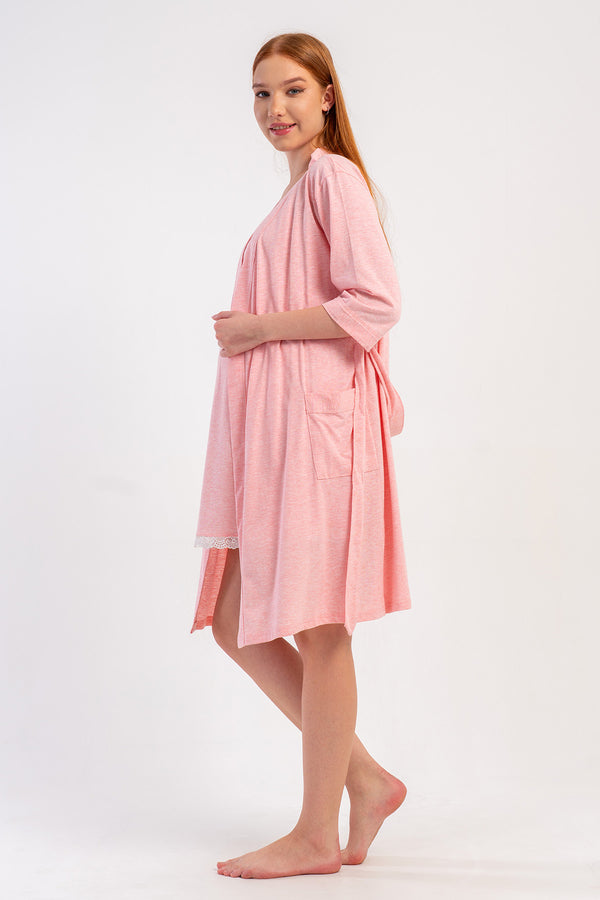 HAMILE SABAHLIK TAKIM SUPREM 509019 - Vienetta1.GrupGRAY MELANGE