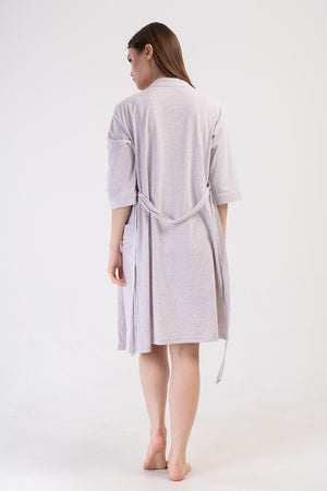 HAMILE SABAHLIK TAKIM SUPREM 509019 - Vienetta1.GrupGRAY MELANGE