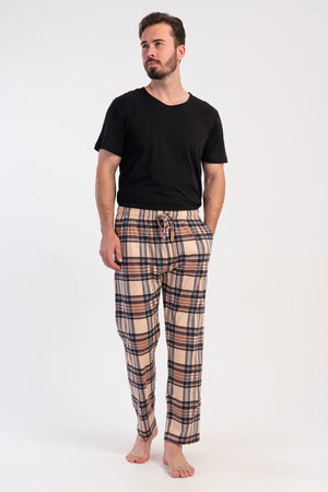 ERKEK TEK ALT PIJAMA SUPREM 510014 - VienettaKAHVEL