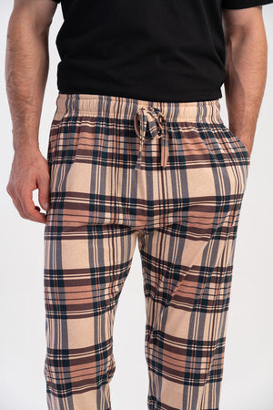 ERKEK TEK ALT PIJAMA SUPREM 510014 - VienettaKAHVEL