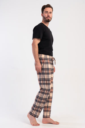 ERKEK TEK ALT PIJAMA SUPREM 510014 - VienettaKAHVEL