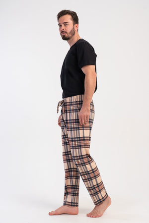 ERKEK TEK ALT PIJAMA SUPREM 510014 - VienettaKAHVEL
