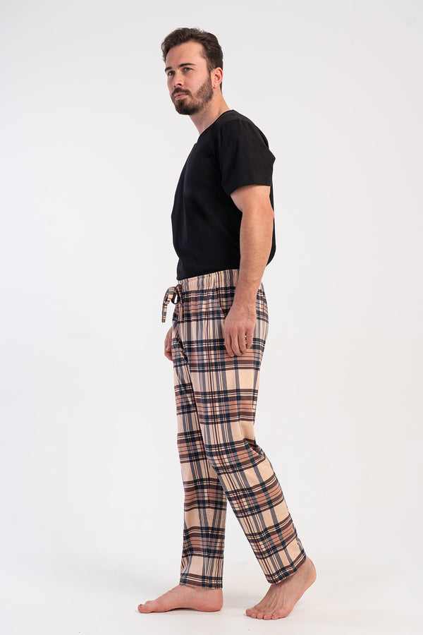 ERKEK TEK ALT PIJAMA SUPREM 510014 - VienettaKAHVEL