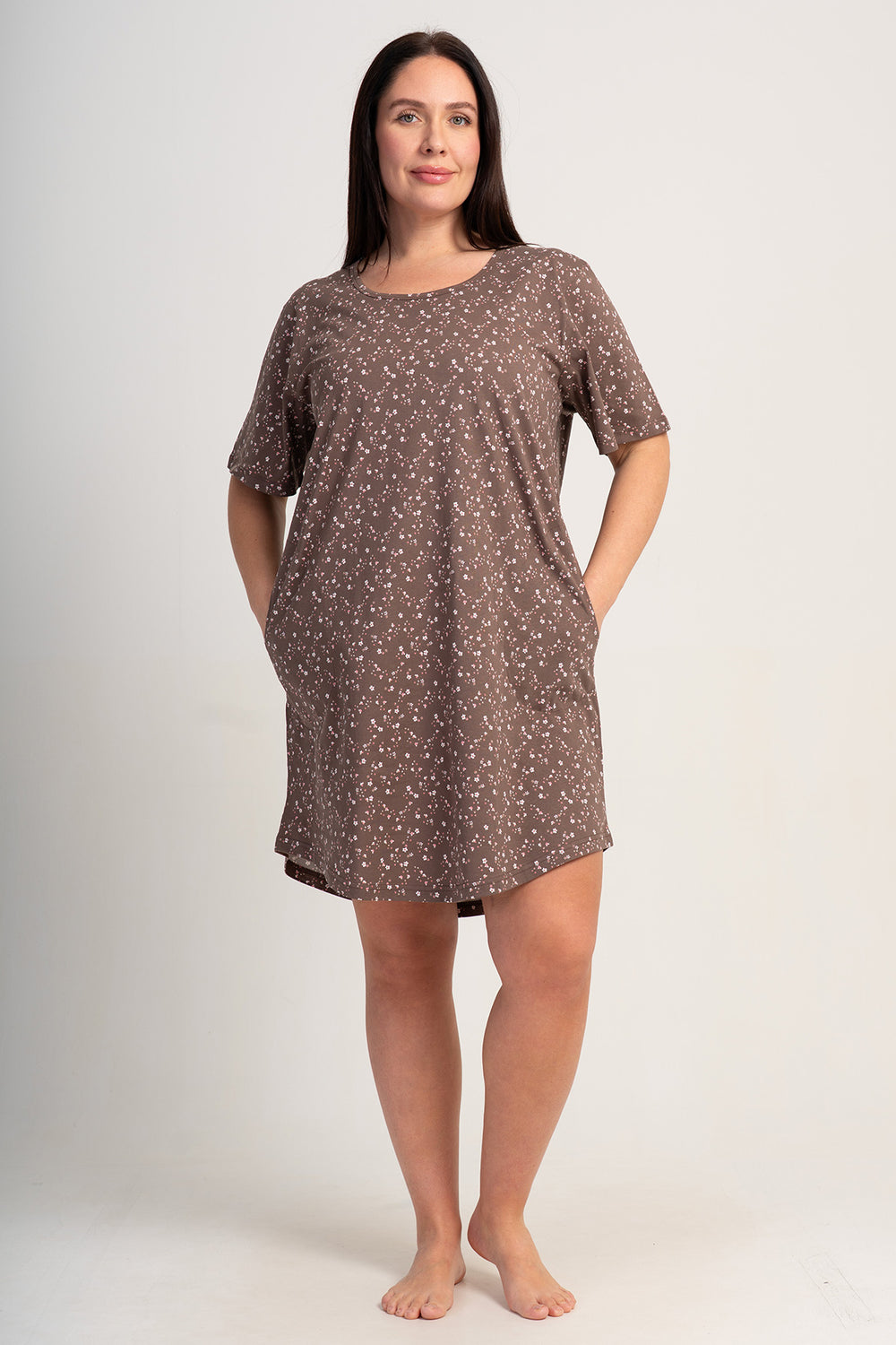 KADIN XXL TUNIK SUPREM 510037 - Vienetta1.GrupKAHVE