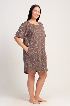 KADIN XXL TUNIK SUPREM 510037 - Vienetta1.GrupKAHVE