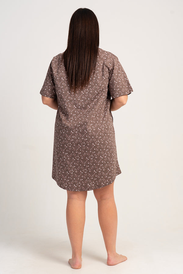 KADIN XXL TUNIK SUPREM 510037 - Vienetta1.GrupKAHVE