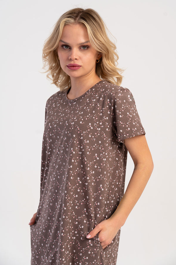 KADIN TUNIK SUPREM 510038 - VienettaKAHVEM