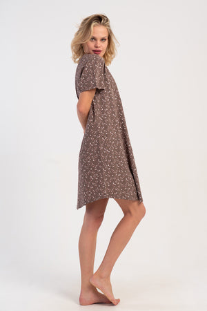 KADIN TUNIK SUPREM 510038 - VienettaKAHVEM