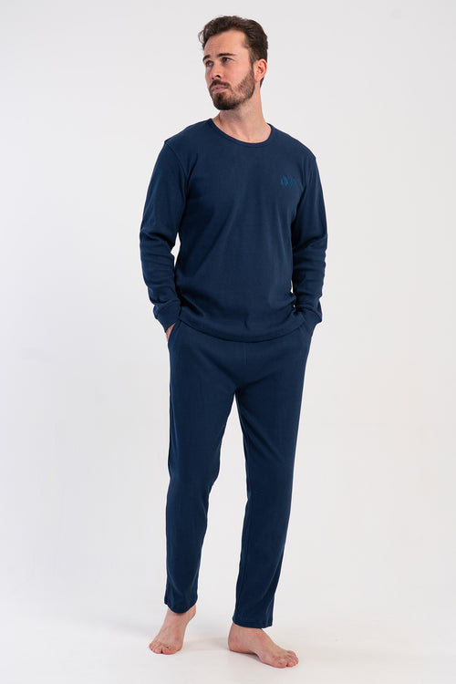 ERKEK PIJAMA TAKIM KASKORSE 510042 - Vienetta1.GrupLACIVERT