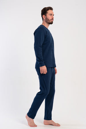 ERKEK PIJAMA TAKIM KASKORSE 510042 - Vienetta1.GrupLACIVERT