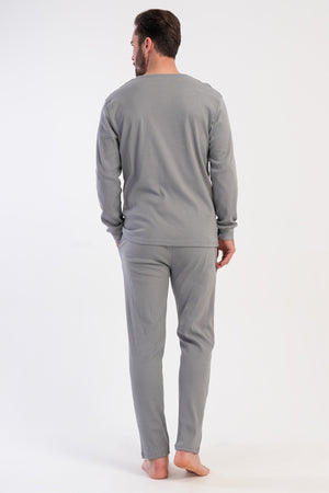 ERKEK PIJAMA TAKIM KASKORSE 510042 - Vienetta1.GrupLACIVERT