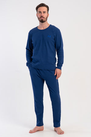 ERKEK PIJAMA TAKIM KASKORSE 510042 - Vienetta1.GrupLACIVERT