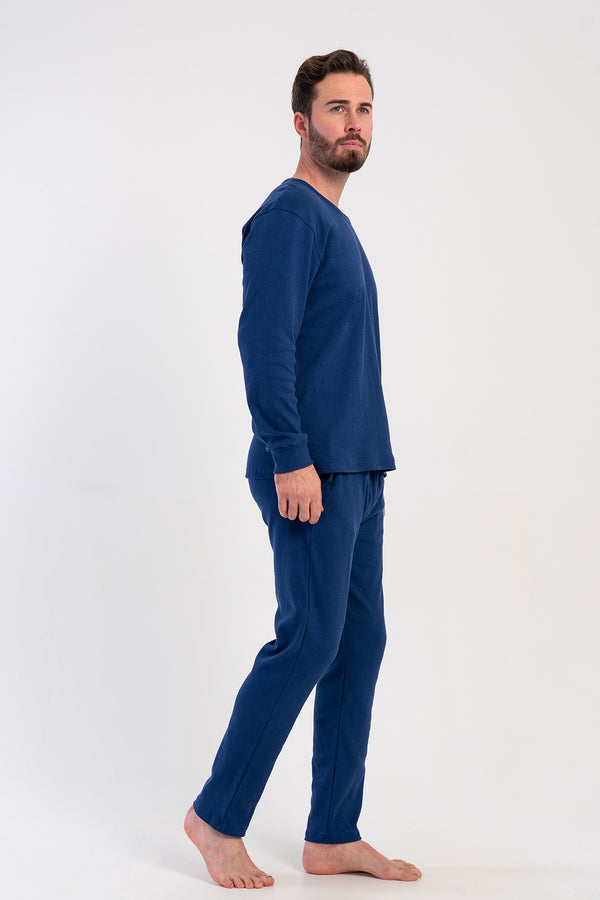 ERKEK PIJAMA TAKIM KASKORSE 510042 - Vienetta1.GrupLACIVERT