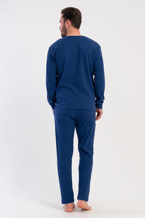 ERKEK PIJAMA TAKIM KASKORSE 510042 - Vienetta1.GrupLACIVERT