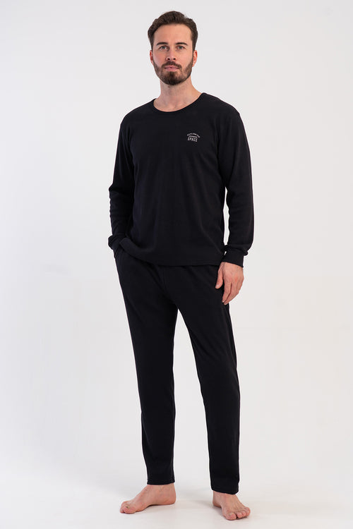 ERKEK PIJAMA TAKIM KASKORSE 510043 - Vienetta1.GrupSIYAH