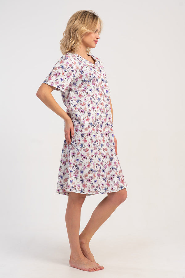 KADIN P.SUPREM DUGMELI KISA KOL KROSETALI TUNIK