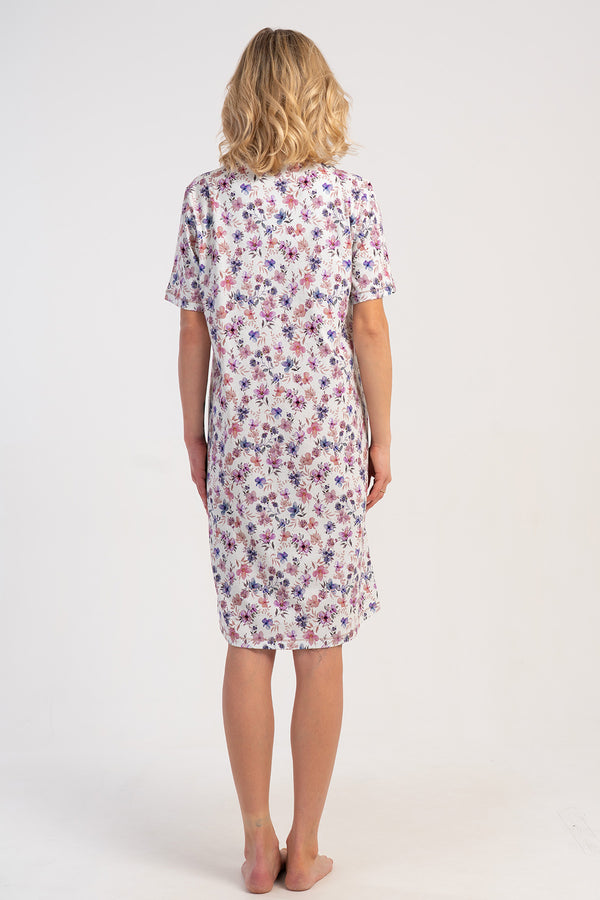 KADIN P.SUPREM DUGMELI KISA KOL KROSETALI TUNIK