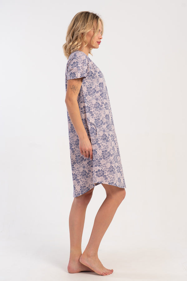 KADIN P.SUPREM O YAKA KISA KOL ETEGI OVAL CEPLI TUNIK