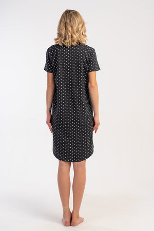 KADIN KISA KOL TUNIK SUPREM 511028 - Vienetta1.GrupGRAY MELANGE