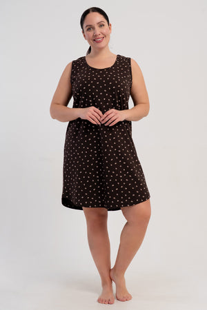 KADIN XXL TUNIK SUPREM 511037 - Vienetta1.GrupKAHVE