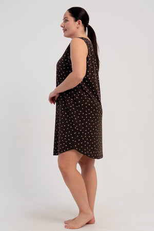 KADIN XXL TUNIK SUPREM 511037 - Vienetta1.GrupKAHVE