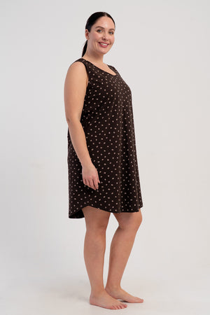 KADIN XXL TUNIK SUPREM 511037 - Vienetta1.GrupKAHVE