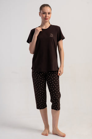 KADIN KISA KOL KAPRI TAKIM SUPREM 511038 - Vienetta1.GrupKAHVE