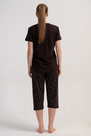 KADIN KISA KOL KAPRI TAKIM SUPREM 511038 - Vienetta1.GrupKAHVE