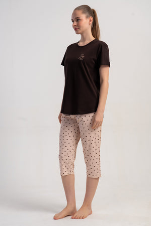 KADIN KISA KOL KAPRI TAKIM SUPREM 511038 - Vienetta1.GrupBEJ