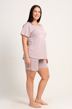 KADIN P.SUPREM XXL O YAKA KISA KOL ETEGI OVAL SORT TAKIM