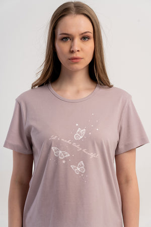 KADIN P.SUPREM O YAKA KISA KOL ETEGI OVAL SORT TAKIM