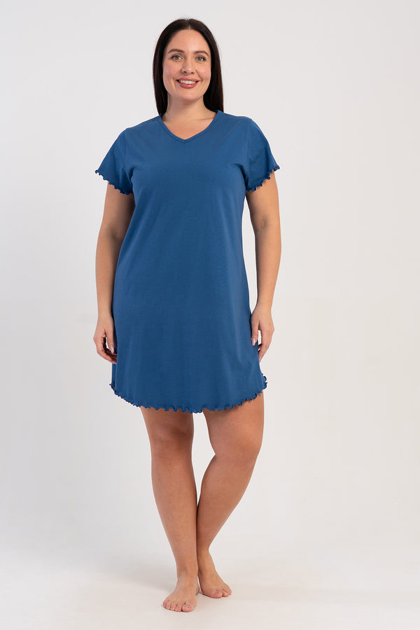 KADIN XXL BIBILALI TUNIK SUPREM 512001 - Vienetta1.GrupMAVI