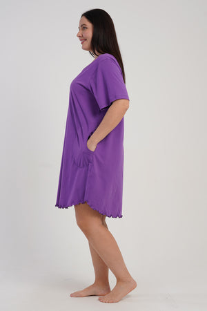 KADIN XXL BIBILALI TUNIK SUPREM 512020 - Vienetta1.GrupMIX:MOR