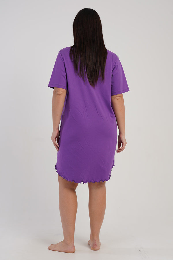 KADIN XXL BIBILALI TUNIK SUPREM 512020 - Vienetta1.GrupMIX:MOR