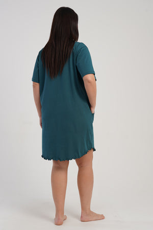 KADIN XXL BIBILALI TUNIK SUPREM 512021 - Vienetta1.GrupMIX:YESIL