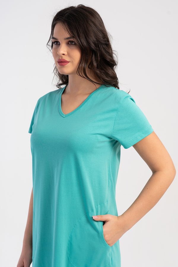 KADIN BIBILALI TUNIK SUPREM 512026 - Vienetta1.GrupMIX:MINT