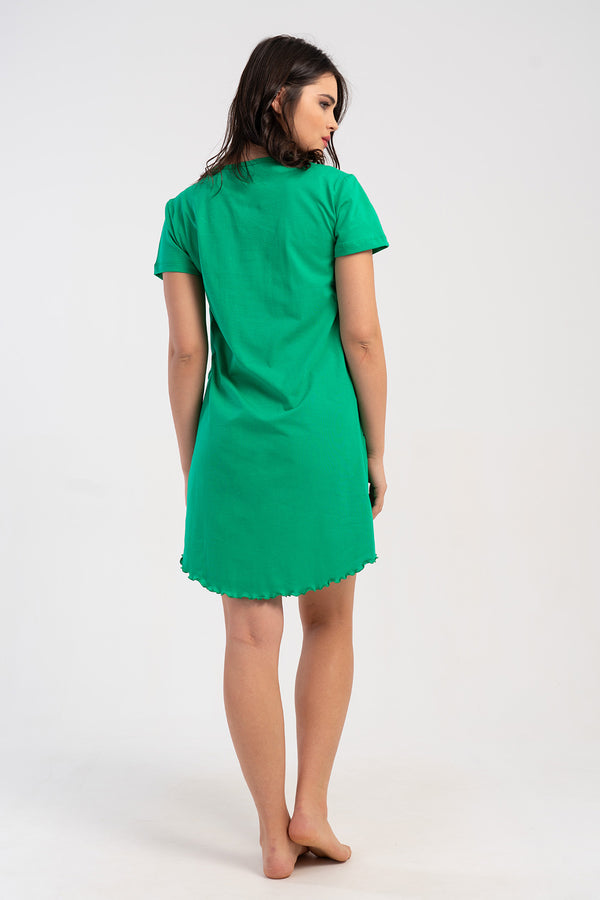 KADIN BIBILALI TUNIK SUPREM 512027 - Vienetta1.GrupMIX:YESIL