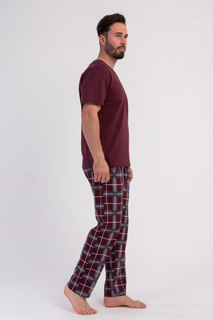 CEPLI ERKEK P.SUPREM XXL V YAKA KISA KOL PIJAMA TAKIM