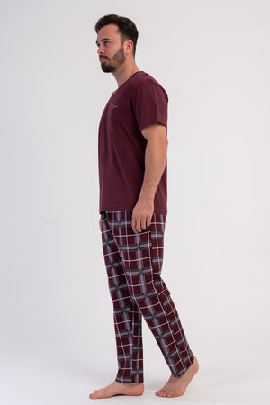 CEPLI ERKEK P.SUPREM XXL V YAKA KISA KOL PIJAMA TAKIM