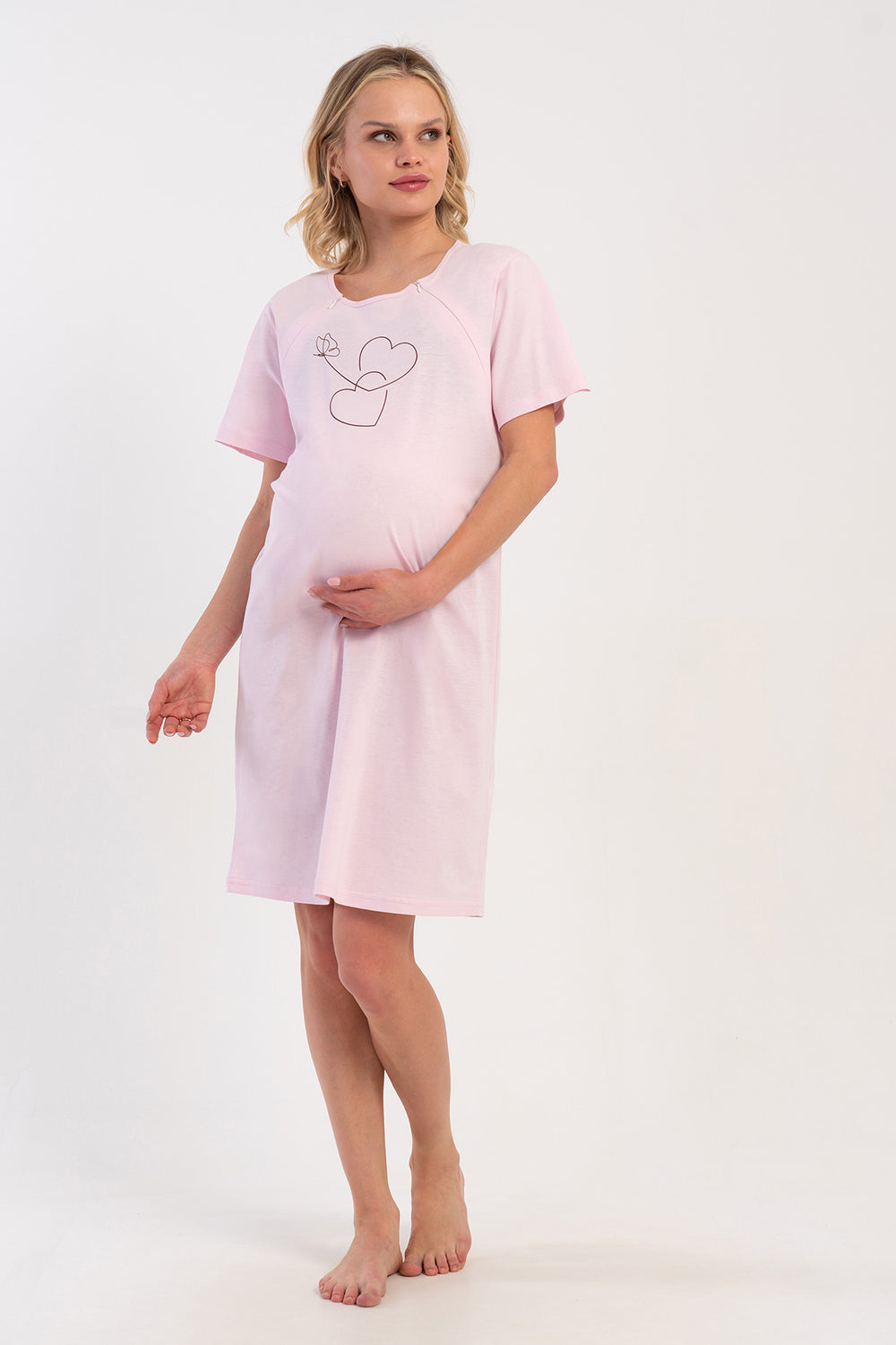 HAMILE TUNIK SUPREM 512045 - VienettaMIX:SOFT PINKS