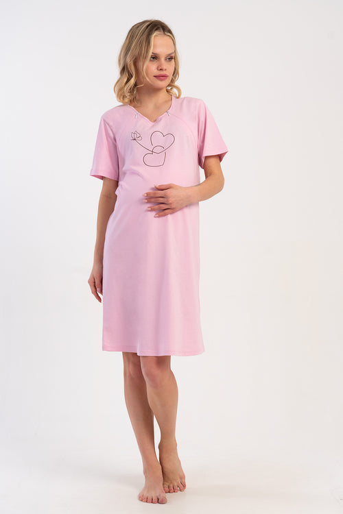 HAMILE TUNIK SUPREM 512060 - Vienetta1.GrupA.PEMBE