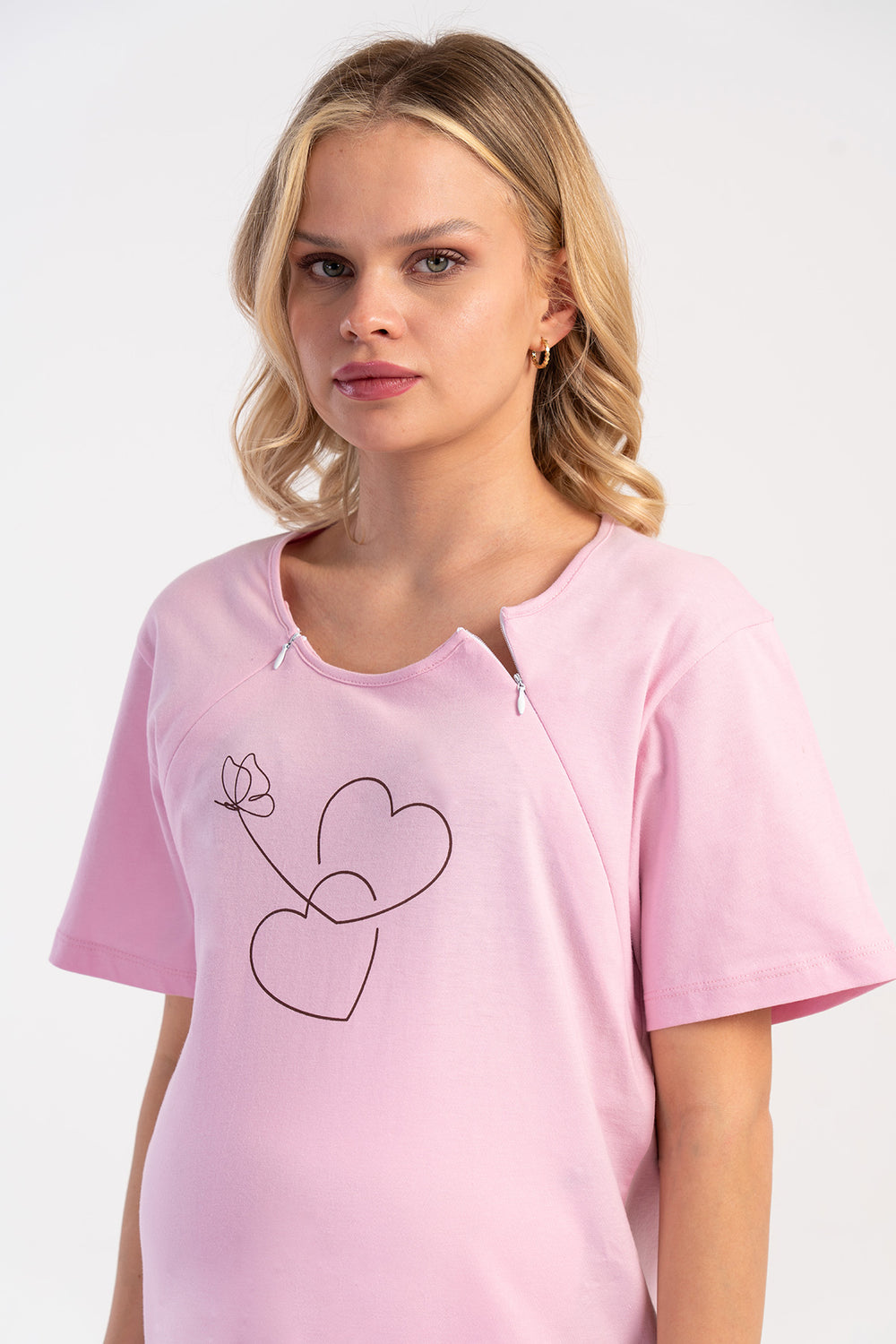 HAMILE TUNIK SUPREM 512060 - Vienetta1.GrupA.PEMBE