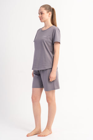 KADIN P.SUPREM O YAKA KISA KOL ETEGI OVAL SORT TAKIM